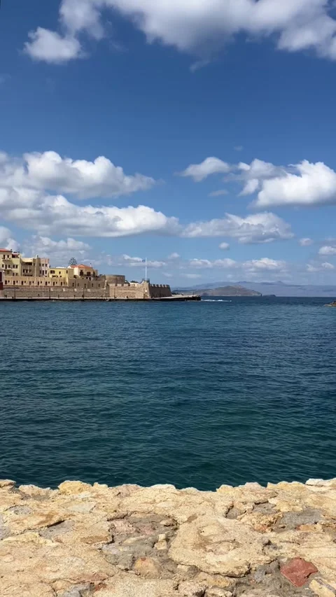 View of the Old Town in Chania. Vídeos de archivo 334010355