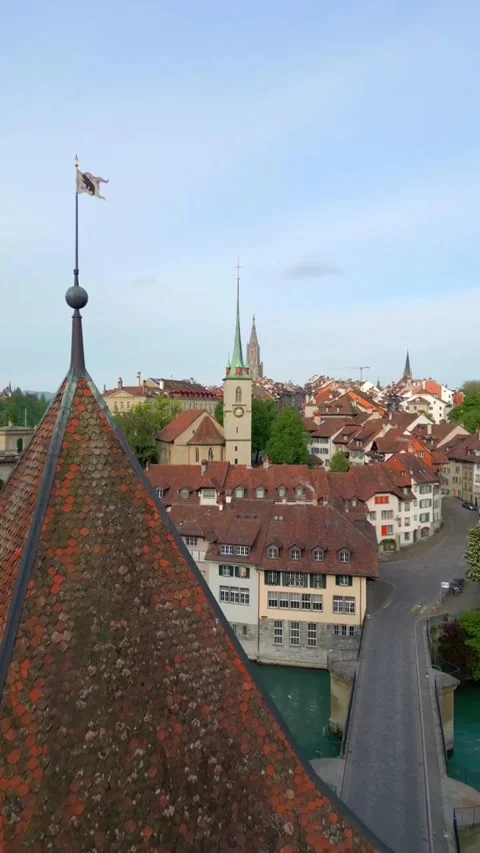View of the old town Stock Footage 274867763