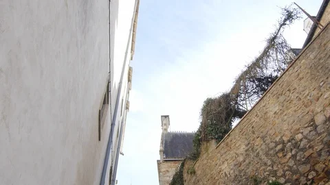 View of old town of Le Mans, France 27.2.2020 The birthplace of the Plantagenet Stock Footage 125959893