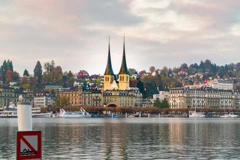 View of the old town Lucerne Foto stock