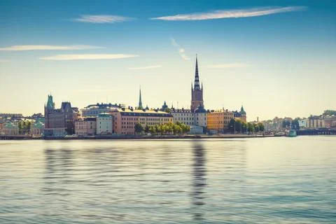 View of the Old Town or Gamla Stan in Stockholm, Sweden Foto stock