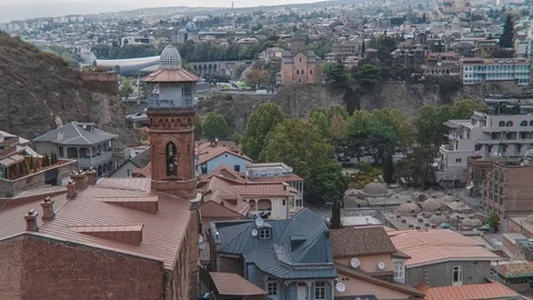 The View Of The Old Town Roofs Vídeos de archivo 77269004