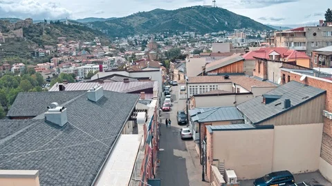 The View Of The Old Town Roofs Video stock 88693280