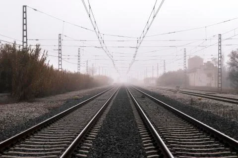 View of old train station Stock Photos