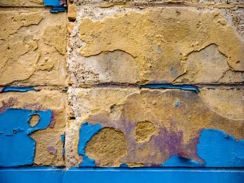 View on a old wall of a building. Stock Photos