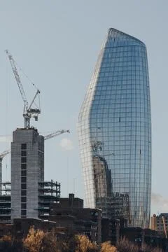 View of One Blackfriars, a mixed-use development on Blackfriars Road in Banks Stock Photos