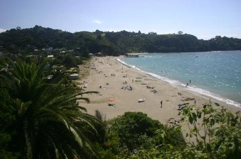 View of Oneroa Stock Photos