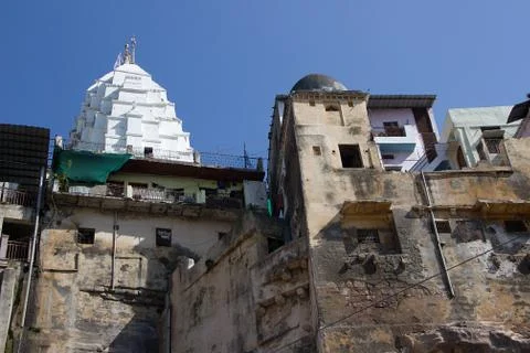 View of Onkareshwar Temple Stock Photos