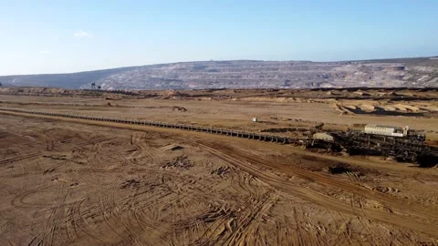 View from the open cast mine Hambach Germany 스톡 동영상 220509768