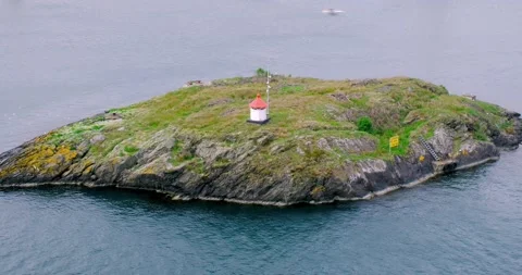 View from open deck of cruise ship near Stavanger, Norway Stock Footage 143902013