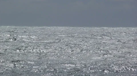 View to the open ocean with waves Stock Footage 37589376