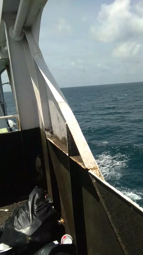 View of the open sea Stock Footage 240166837