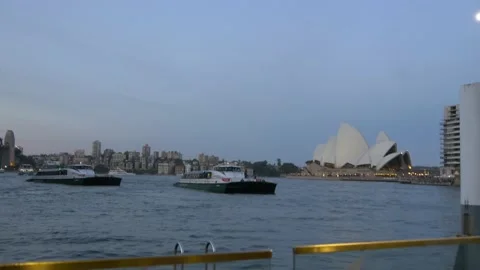 View Of Opera House From Luna Park In Sydney, Australia Stock Footage 158964248