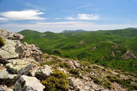 View of Oridda plateau Foto stock