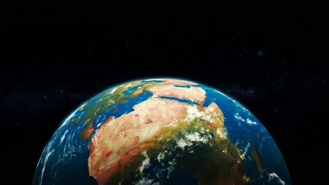 View original Earth planet 3d on space Stock Footage 221910879