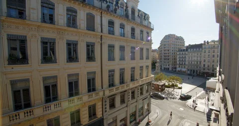 View out Hotel Window Video stock 129788082