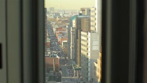 View Out Window In Brooklyn Vídeo Stock 73367015