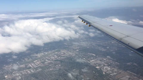 View out of window during flight Stock-Footage 252860887