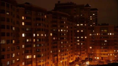 View Out the Window Timelapse Stock Footage 134284043