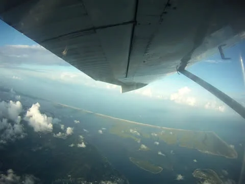 View of outer banks from plane Video stock 24753830