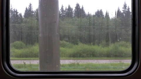 View outside the train window Stock Footage 147554065
