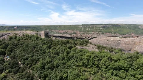 View of Ovech from above Stock Footage 295112360