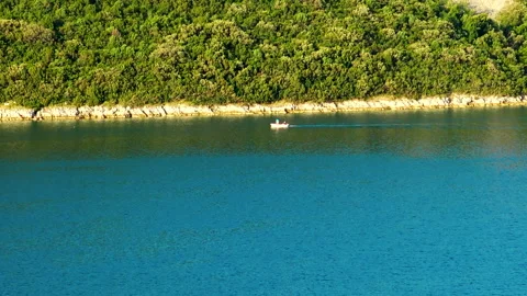 View over bay of Neum during summer morning. Stock Footage 154625850
