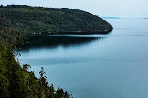 View over bay Stock Photos