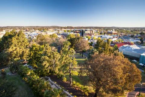 View over Bendigo CBD Stock Photos