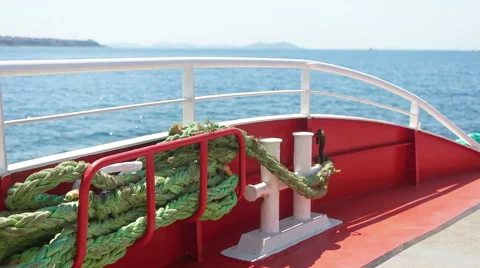 A view over the boats deck Stock Footage 53831265