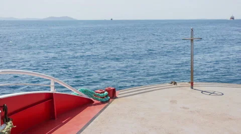 A view over the boats deck Video stock 53833287