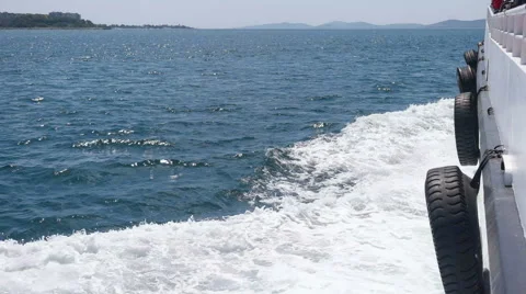 A view over the boats deck Stock Footage 53834216