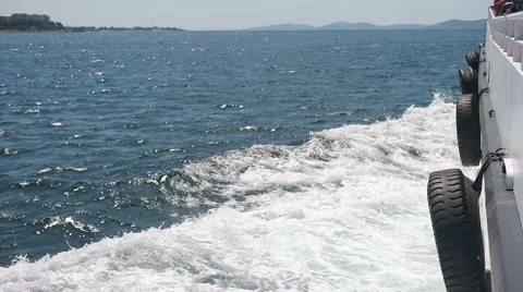 A view over the boats deck Stock Footage 53834543