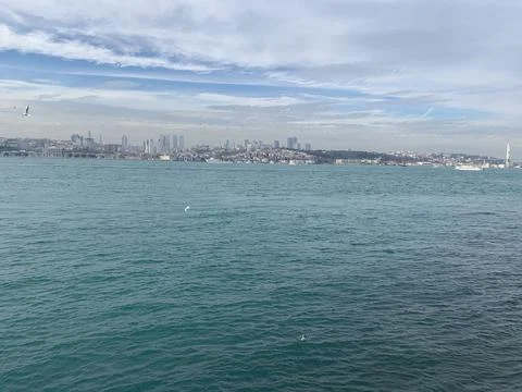 View over Bosphorus strait Stock Photos
