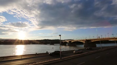 View over Budapest and the river Danube 動画素材 49357680