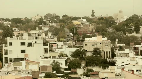 View over Cordoba Stock Footage 41878207
