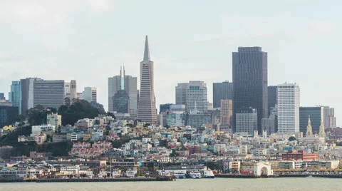 View over downtown San Francisco Vidéo 63661462