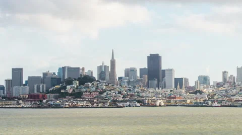 View over downtown San Francisco Vidéo 63664087