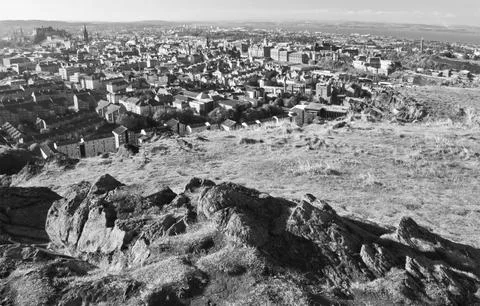 View Over Edinburgh 스톡 사진