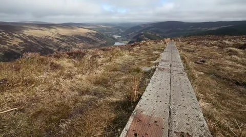 View Over Glendalough, Co. Wicklow, Ireland Video stock 48975595
