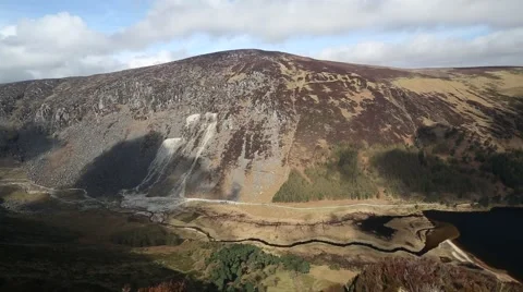 View Over Glendalough, Co. Wicklow, Ireland Video stock 48975665