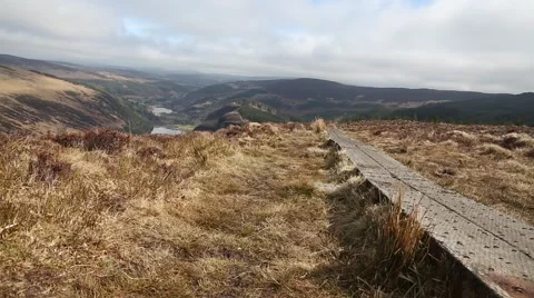 View Over Glendalough, Co. Wicklow, Ireland Video stock 48975696