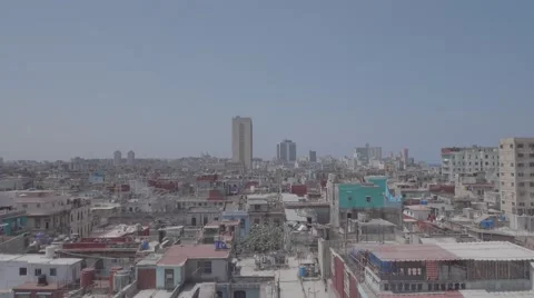View over Havana rooftops Video stock 65551650