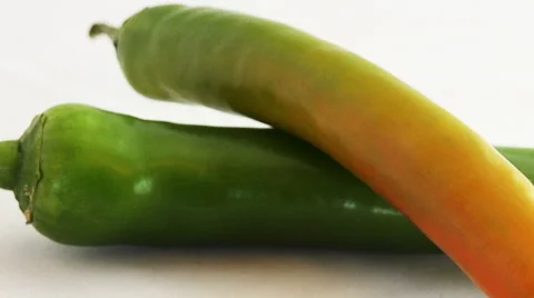 View over hot peppers Stock Footage 49270254