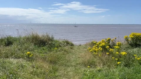 View over the Irish Sea Vidéo 280761804