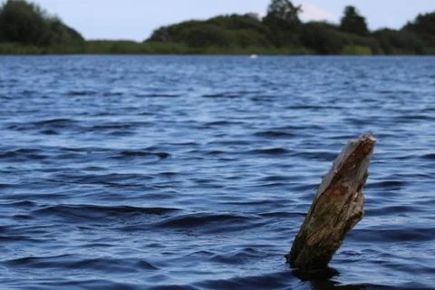View over a lake Stock Photos
