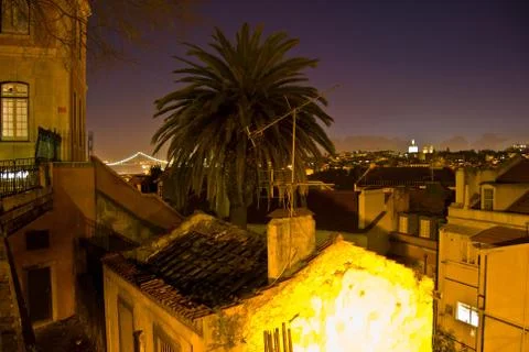 View over Lisbon Stock Photos