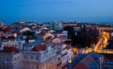 View over Lisbon Stock Photos