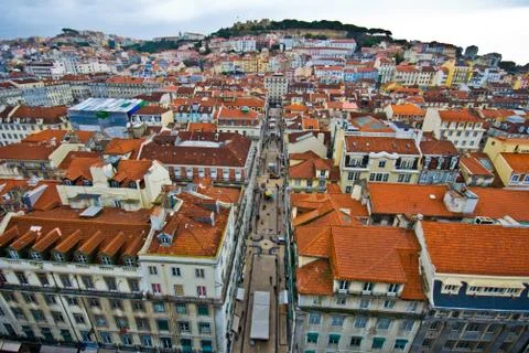 View over Lisbon Stock Photos