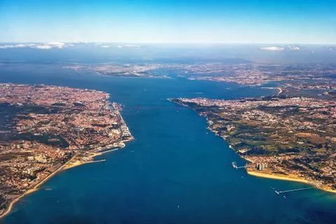 View over lisbon Stock Photos